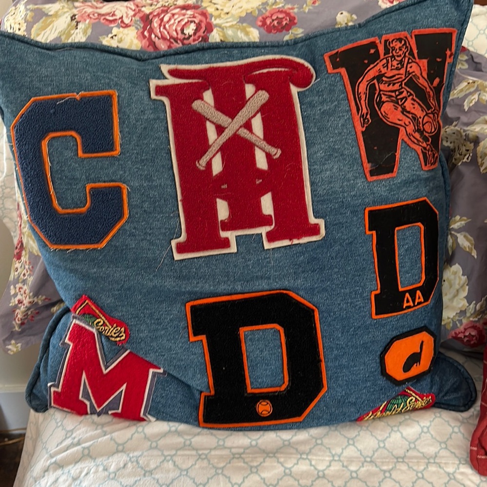 Large decorative pillow